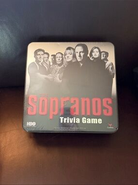 Soprano Trivia Game - Black/Red Tin